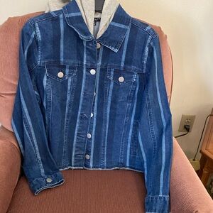 Denim jacket by Baccini.